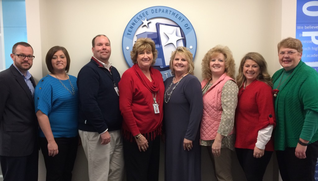 Pictured from L to R: Scott Duncan, Lisa Montgomery, Tony Jolly, Janice Womble, Dr. Wanda Small, Valeria Voiles, Tracy Riddle, Tammie Davis